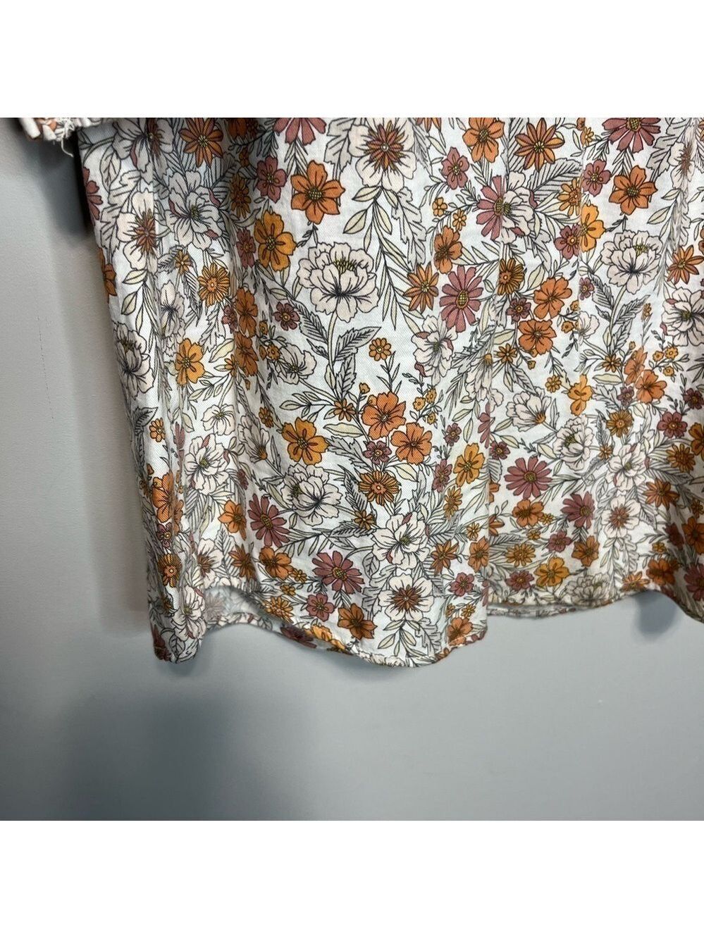 NWT Denver Hayes Floral Print Long Sleeve Tie Waist Dress, size M - Picture 5 of 13